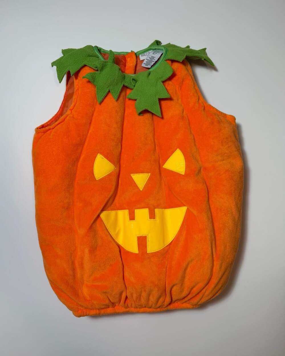 Hallow's Eve Toddler Pumpkin Costume Jack-O-Lantern Vest Size 4T